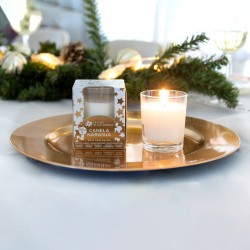 Christmas Candle Gold...
