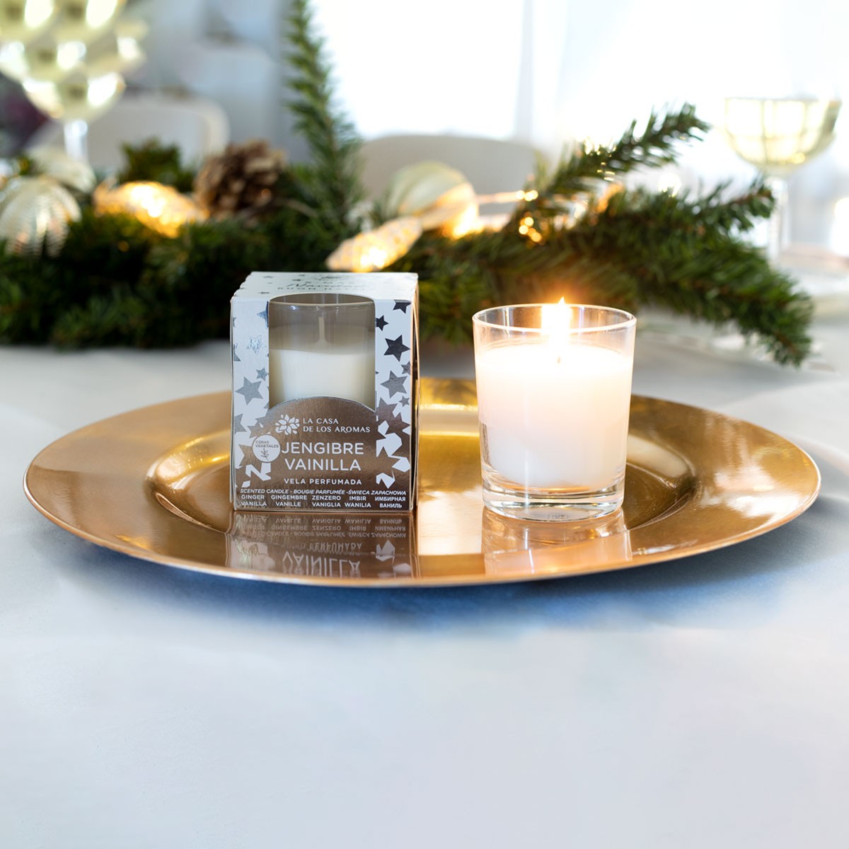 Silver Christmas Candle... Silver Christmas Candle...