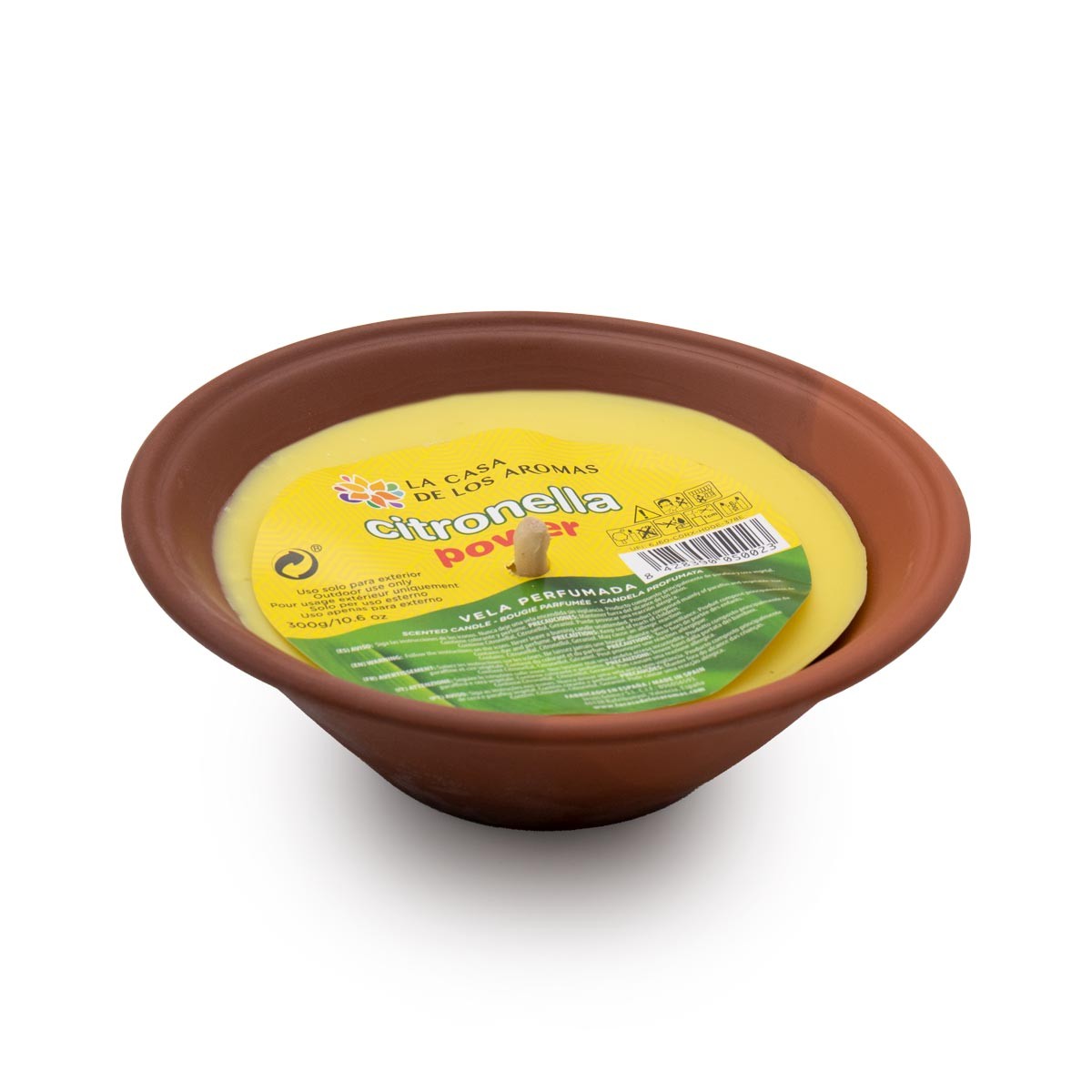 Plato Terracota Citronela... Plato Terracota Citronela...