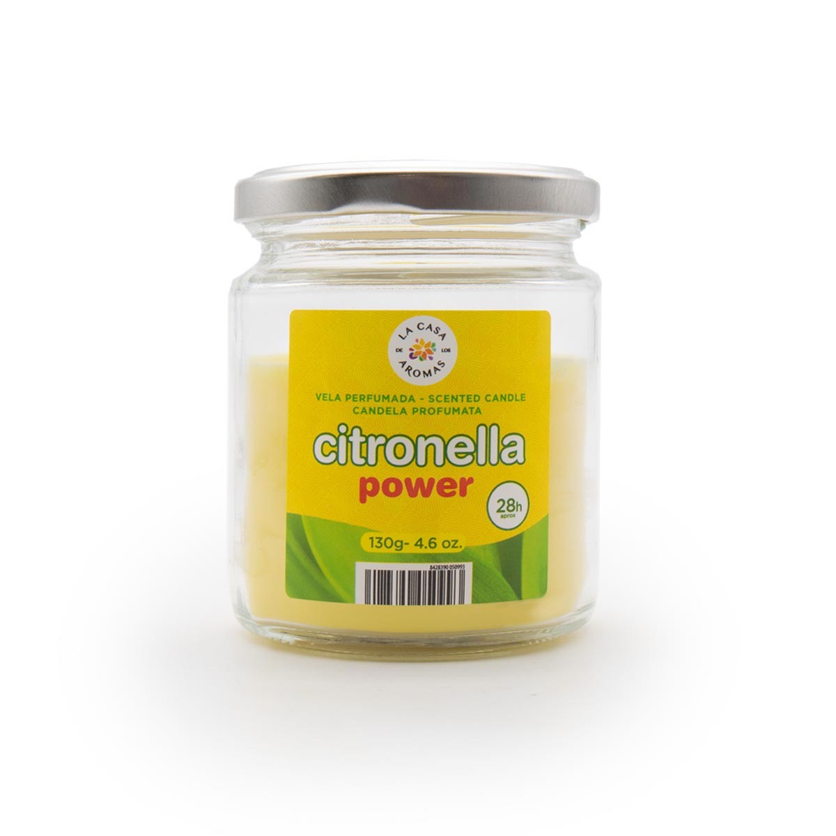 Vaso vela Citronela, 130g Vaso vela Citronela, 130g