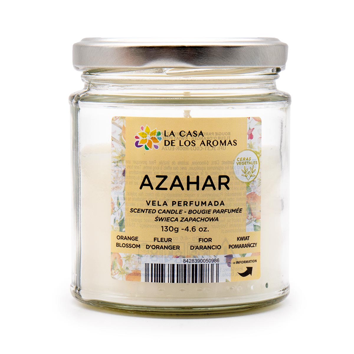 Vela Tarro Azahar, 130g Vela Tarro Azahar, 130g
