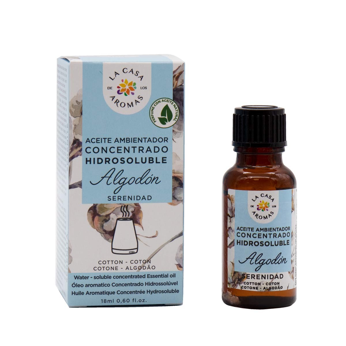 Olio idrosoluble Cottone, 18ml Olio idrosoluble Cottone, 18ml