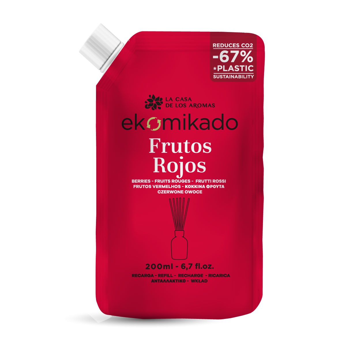 (8) REFILL EKOMIKADO FRUTOS...