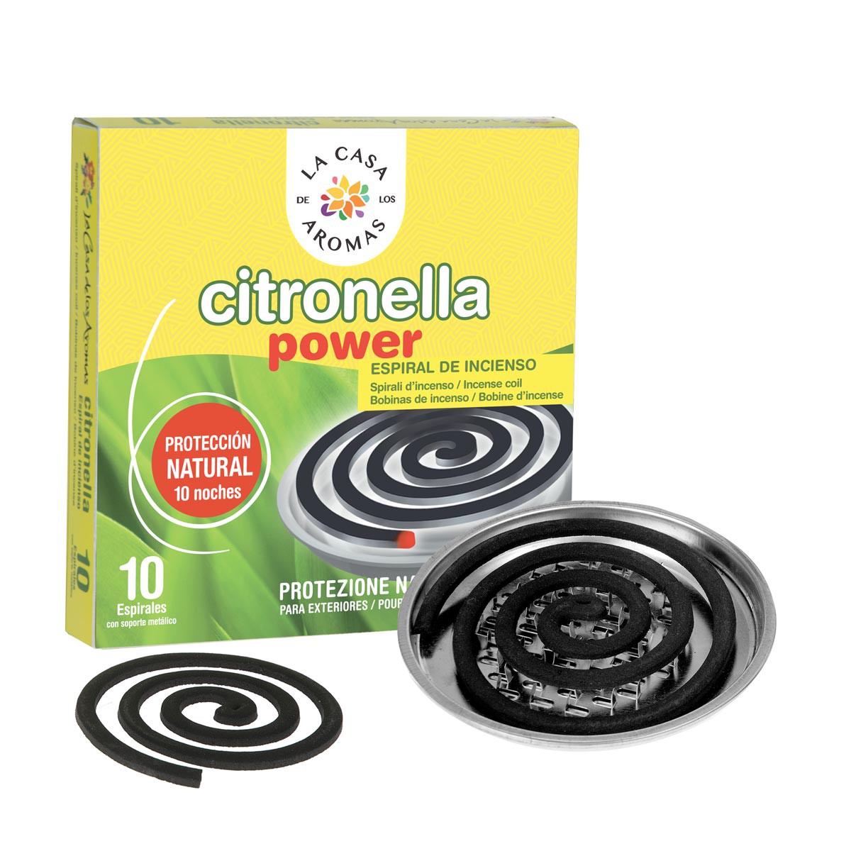 Citronella Spirals, Pack 10